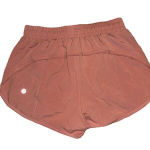 LULULEMON Women’s Run Track That High-Rise Lined Shorts size small